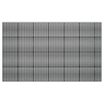 Black White Houndstooth Fabric