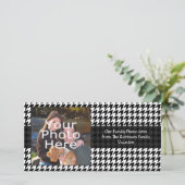 Black/White Houndstooth Stylish Fashion Designer (Standing Front)