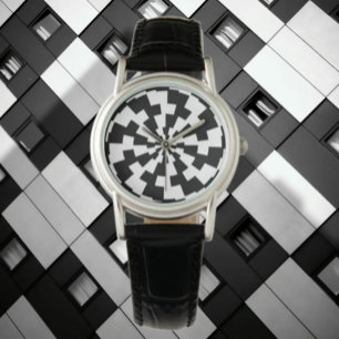 Black & White Illusion Watch
