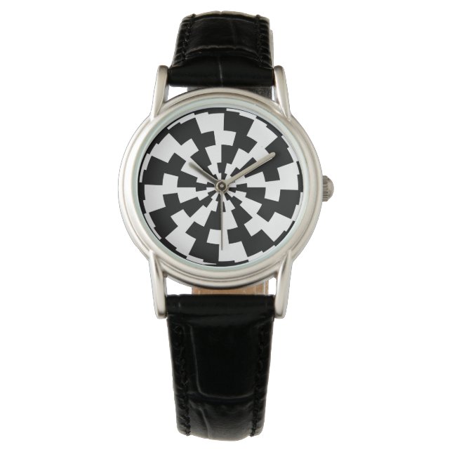 Black & White Illusion Watch (Front)