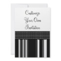 Black & White invitation