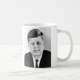 Black & White Jack JFK John F. Kennedy Coffee Mug