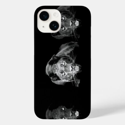 Black  White Jaguar Case_Mate iPhone 14 Case