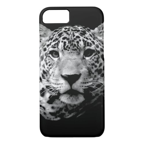 Black  White Jaguar iPhone 7 Case
