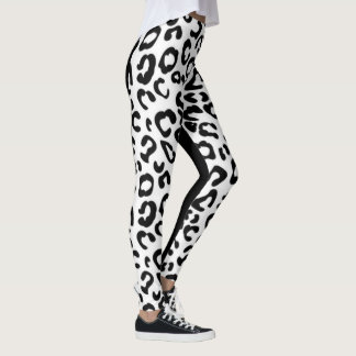 Black white Jaguar leggins Leggings
