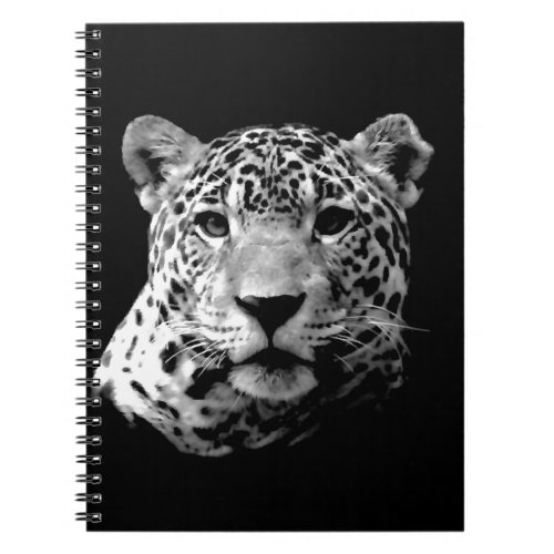 Black  White Jaguar Notebook