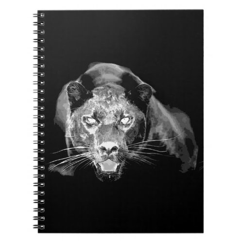 Black  White Jaguar Notebook