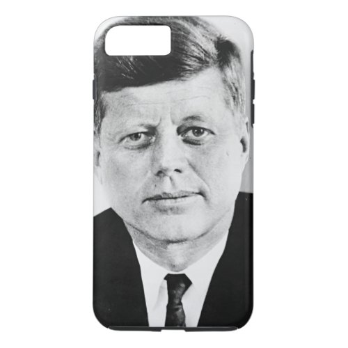 Black  White JFK John F Kennedy iPhone 8 Plus7 Plus Case