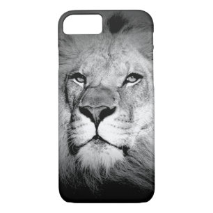 Black & White King Lion Eyes iPhone 7 Case