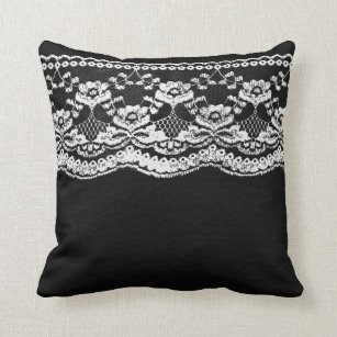 Leather And Lace Pillows Decorative Throw Pillows Zazzle