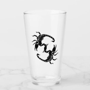Black & White Letter S - Scorpions Glass