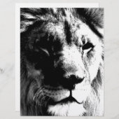 Black & White Lion (Front/Back)