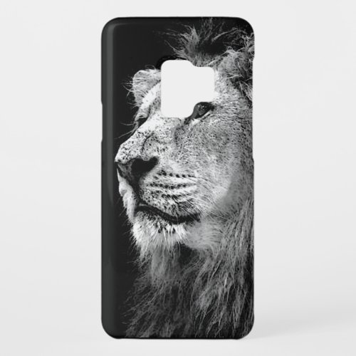 Black  White Lion Case_Mate Samsung Galaxy S9 Case