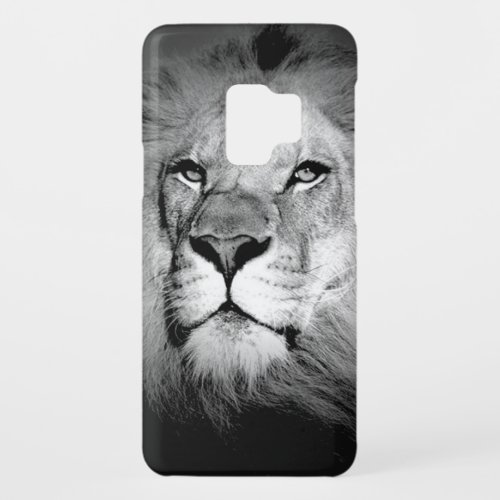 Black  White Lion Case_Mate Samsung Galaxy S9 Case