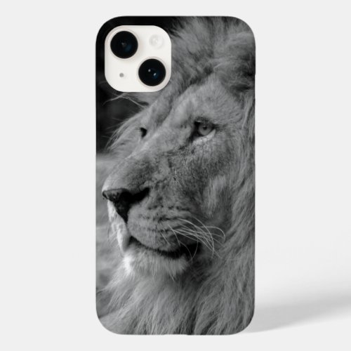 Black  White Lion _ Wild Animal Case_Mate iPhone 14 Case