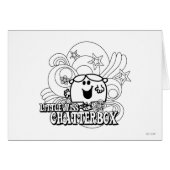 Black & White Little Miss Chatterbox (Front Horizontal)