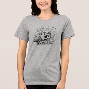 Black & White Little Miss Chatterbox Tri-Blend Shirt