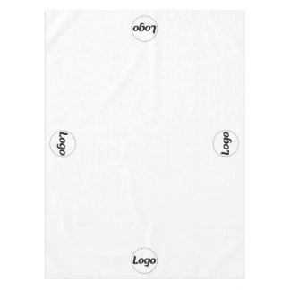 Black White Logo Business Promotional  Tablecloth