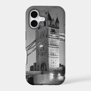 Black White London Tower Bridge iPhone 17 Case
