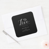 Black White Love Never Fails Bible Verse Wedding