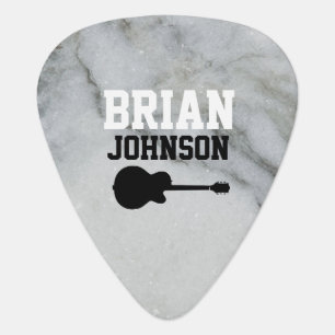 black&white marble guitar pick for cool guitarists