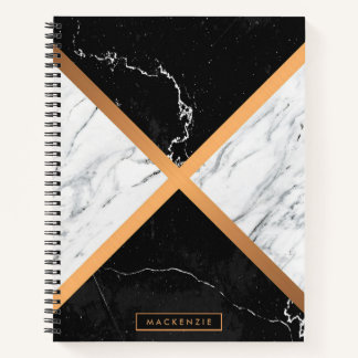 Black & White Marble Notebook