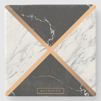 Black & White Marble Stone Coaster