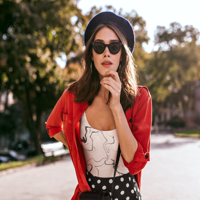Black White Marble Texture Tank Top (Black White Marble Texture Tank Top)