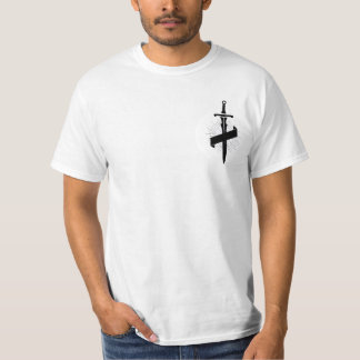 Black White Minimal Typographic Christian T-Shirt