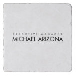 Black &amp; White Minimalist Simple Plain Modern Trivet