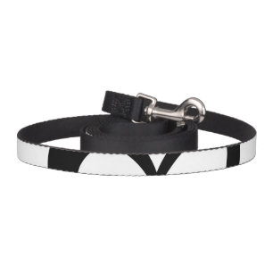 Black & White Minimalist Stylish Durable Dog Leash