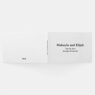 Black & White Minimalist Wedding