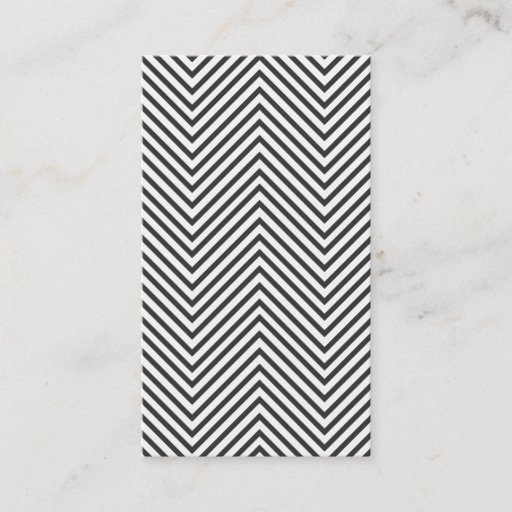 Customizable BLACK & WHITE MOD ZIGZAG PATTERN BUSINESS CARD TEMPLATE