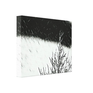 Black And White Winter Trees Canvas Art & Prints | Zazzle