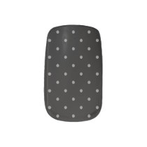 Black White Modern Dot Minx Nail Art Black White Modern Dot Minx Nail Art