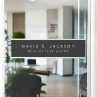 Black White Modern Elegant Professional Classy