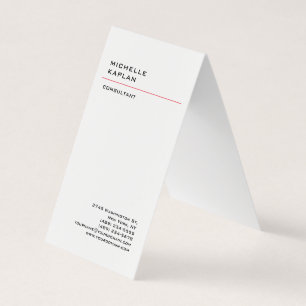 Black & White Modern Professional Exclusive Business Card