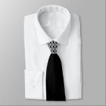 Black White Motif at Necktie Knot by DelynnAddams<br><div class="desc">Black White Motif at Necktie Knot by DelynnAddams</div>