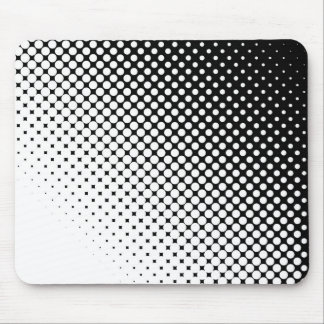 Black White Mouse Pad