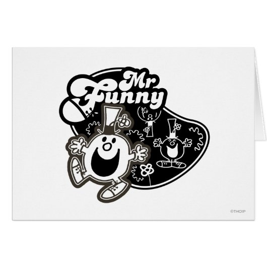Black & White Mr. Funny (Front Horizontal)