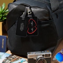 Black & White | Mr. Mrs. Modern Monogram