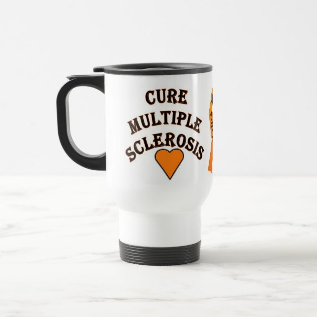 Black & White Mug Find a Cure (Left)