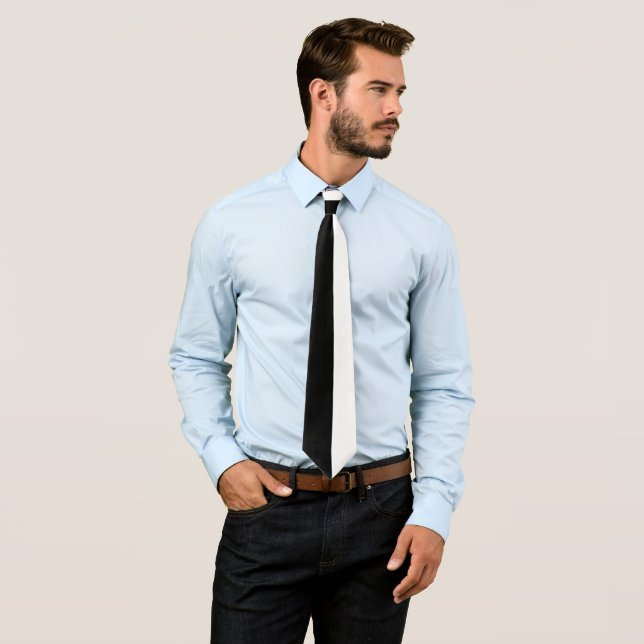 Black & White Neck Tie (In Situ)