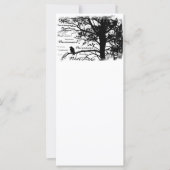 Black & White Nevermore Raven Silhouette (Front)