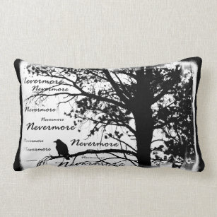 Gothic Edgar Allan Poe Decorative Throw Pillows