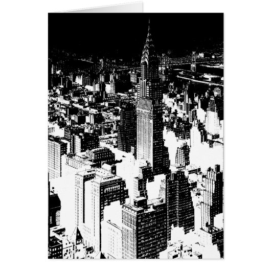 Black & White New York Cards (Front)