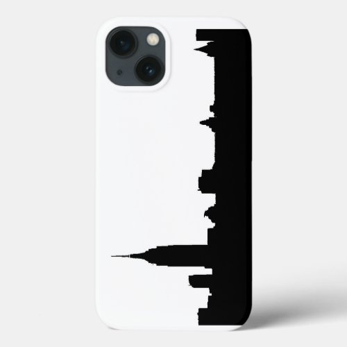 Black White New York iPhone 13 Case