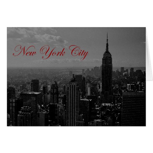 Black White New York City (Front Horizontal)
