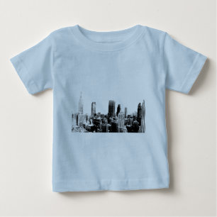 Black & White New York City Baby T-Shirt
