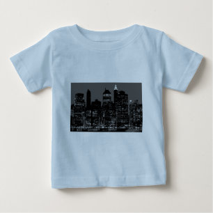 Black & White New York City Baby T-Shirt